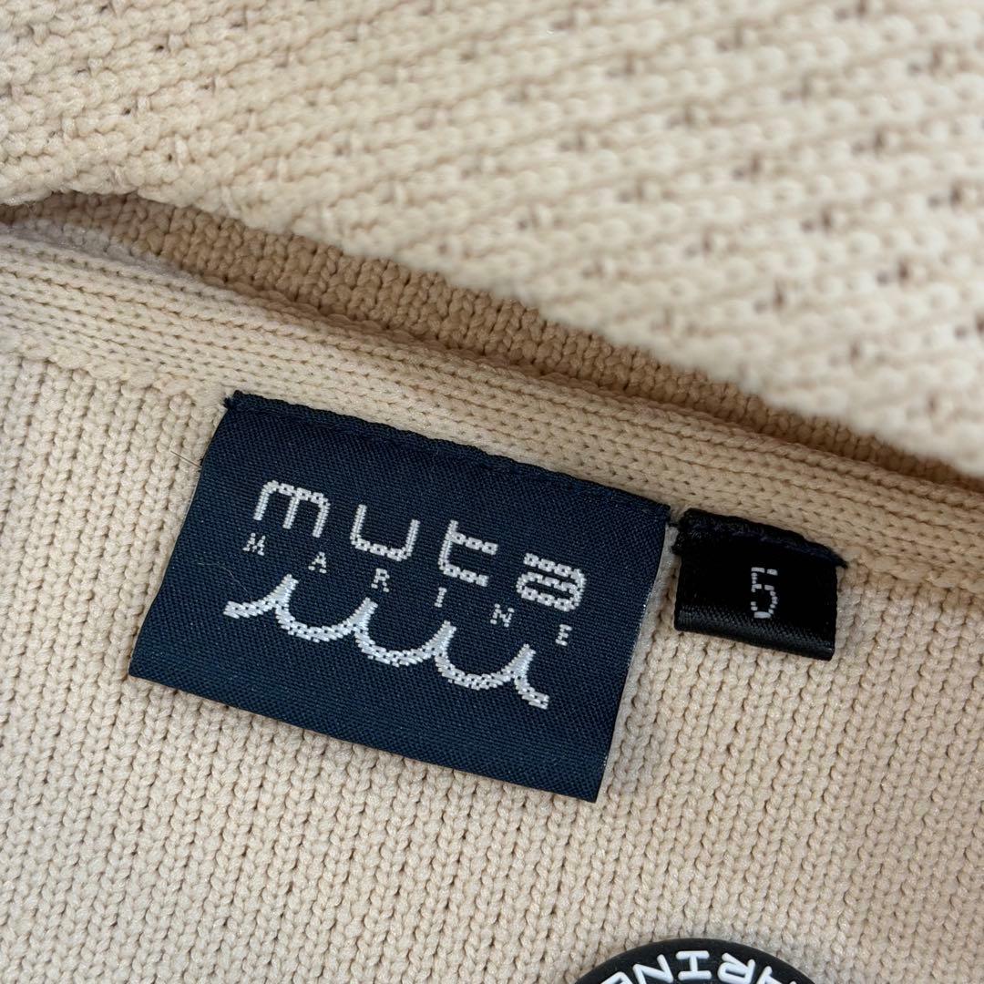 ムータマリン　モールディングジャガードニット　パーカー　ストレッチ　ゴルフ　M