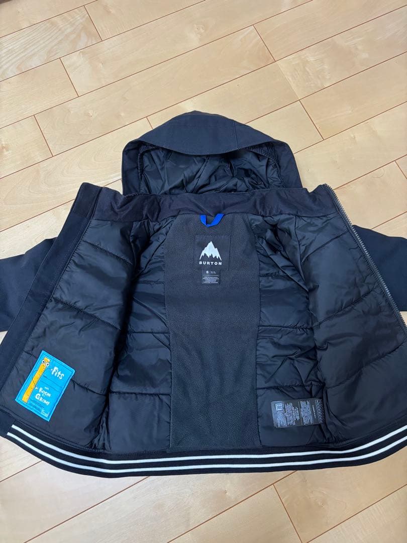 BURTON 子ども用フード付きジャケット サイズ5 ネイビー　110cm
