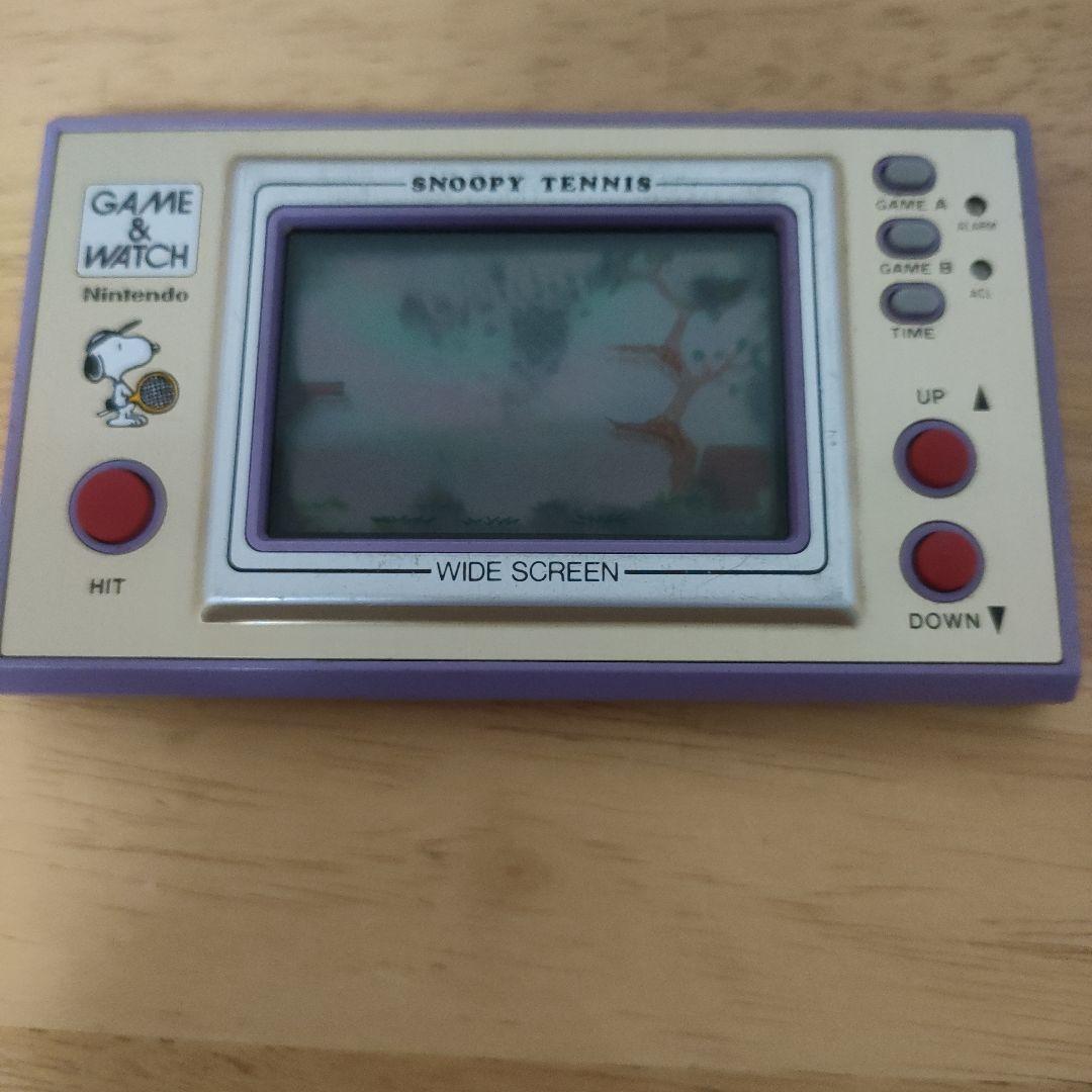 ゲームアンドウォッチスヌーピーテニス任天堂Nintendoニンテンドーメンテ済み