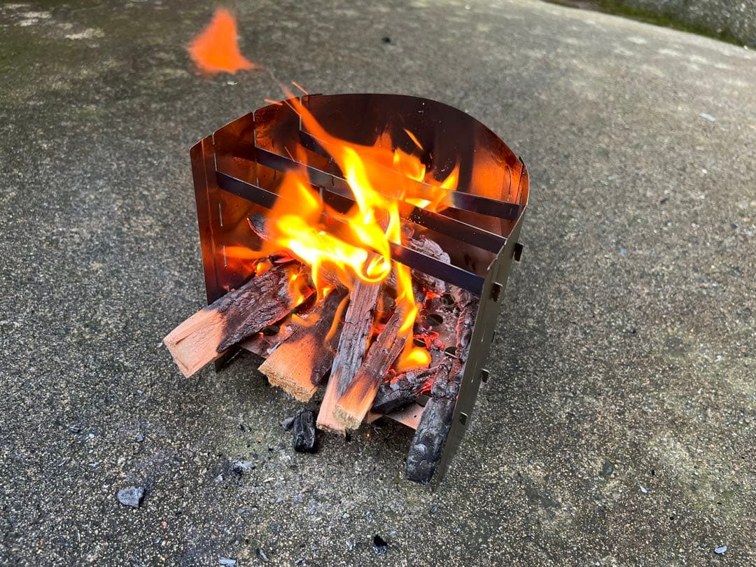 SCREEN STOVE（純チタン製UL焚き火台）♯訳あり品