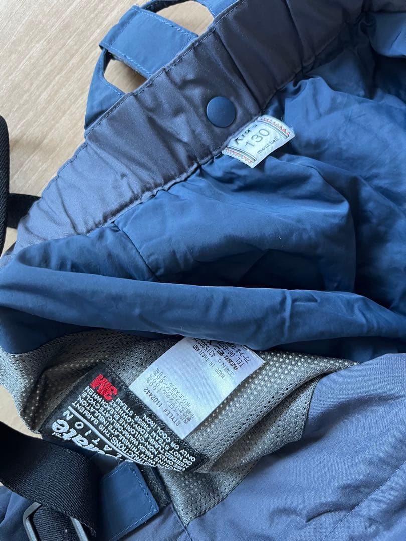 mont-bell 子供用スキーウェア 130 モンベル