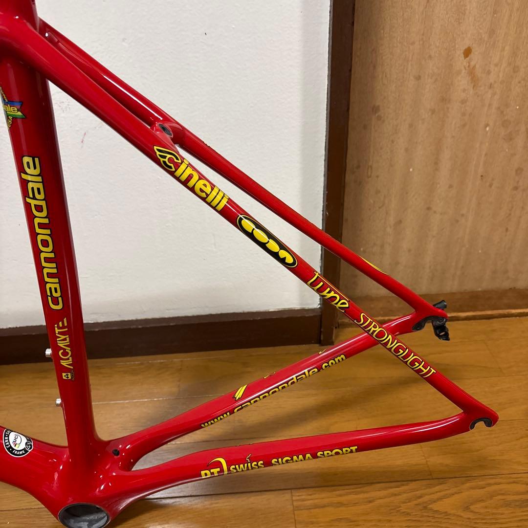 キャノンデール スーパーシックスエボ フレーム 50サイズ リペイント サエコ