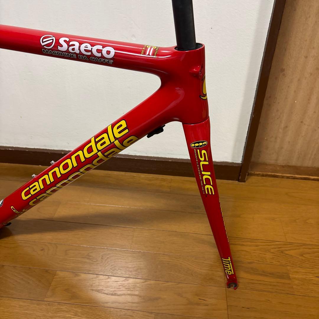 キャノンデール スーパーシックスエボ フレーム 50サイズ リペイント サエコ