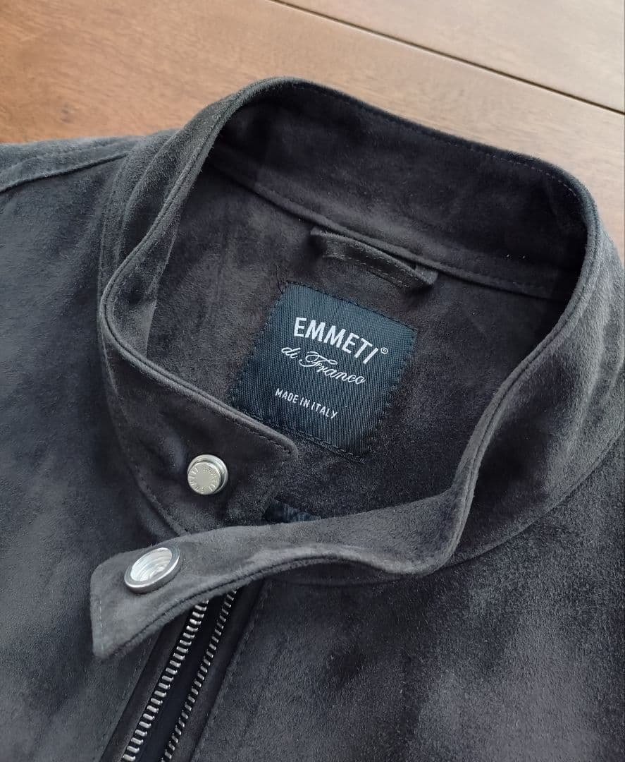 最終値下　エンメティ　スエード　チャコール　１回使用　定価￥154,000-