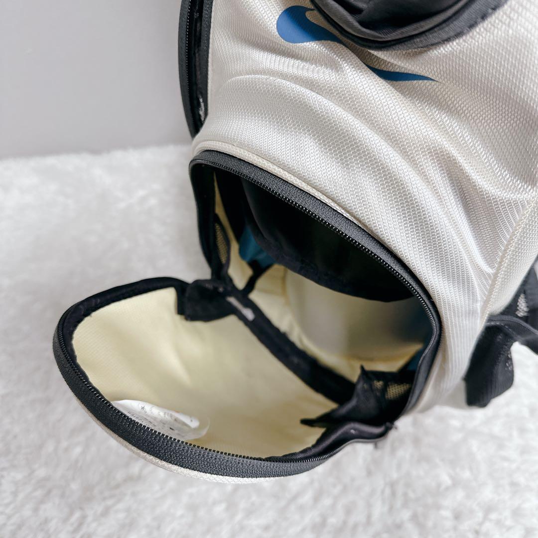 春ゴルフに◎ NIKE 軽量スタンドキャディバッグ 7分割 フード有