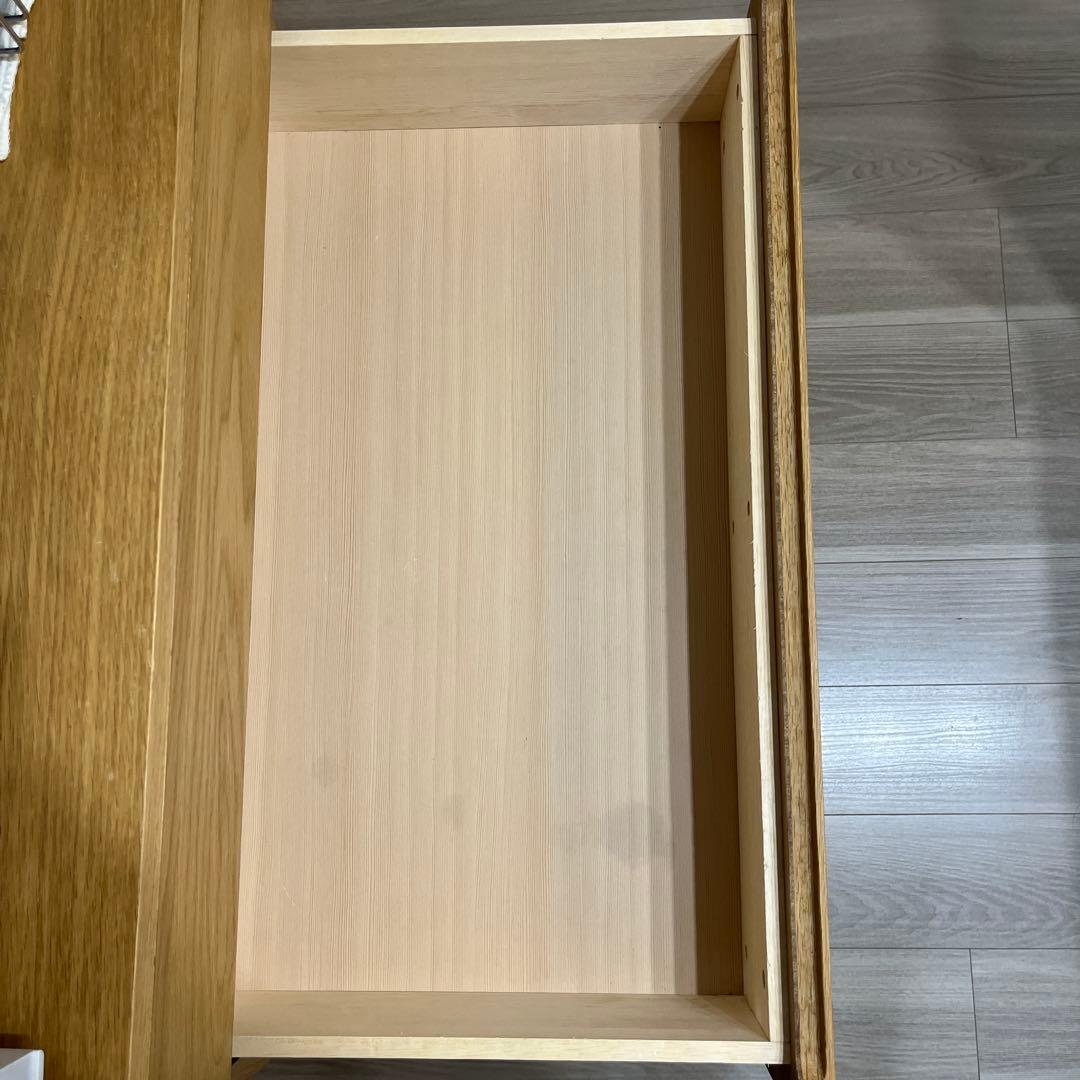 10月21日〜22日発送 無印良品 木製カップボード・幅120cm・オーク材