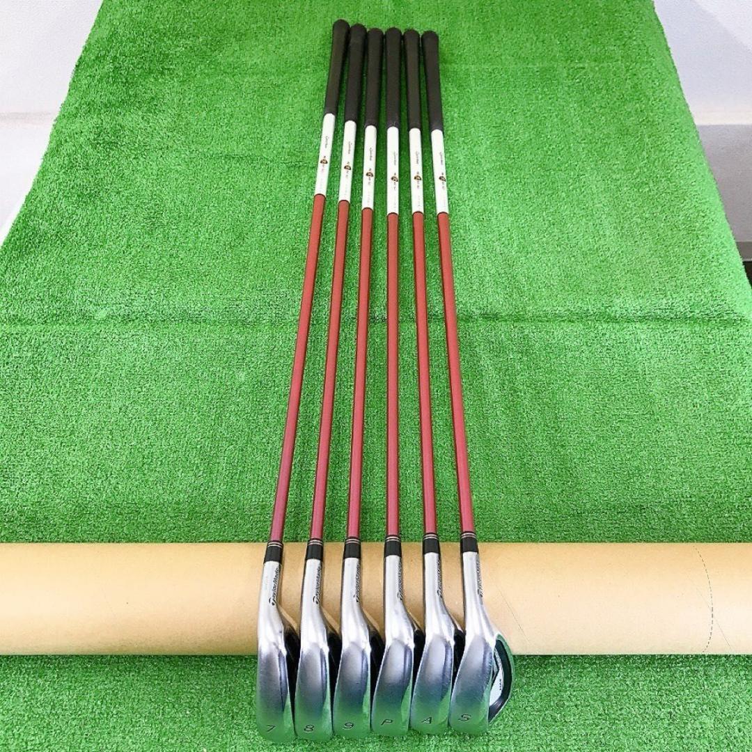 ツ31★テーラーメイド R9MAX 6本レディースアイアンセットL REAXJP