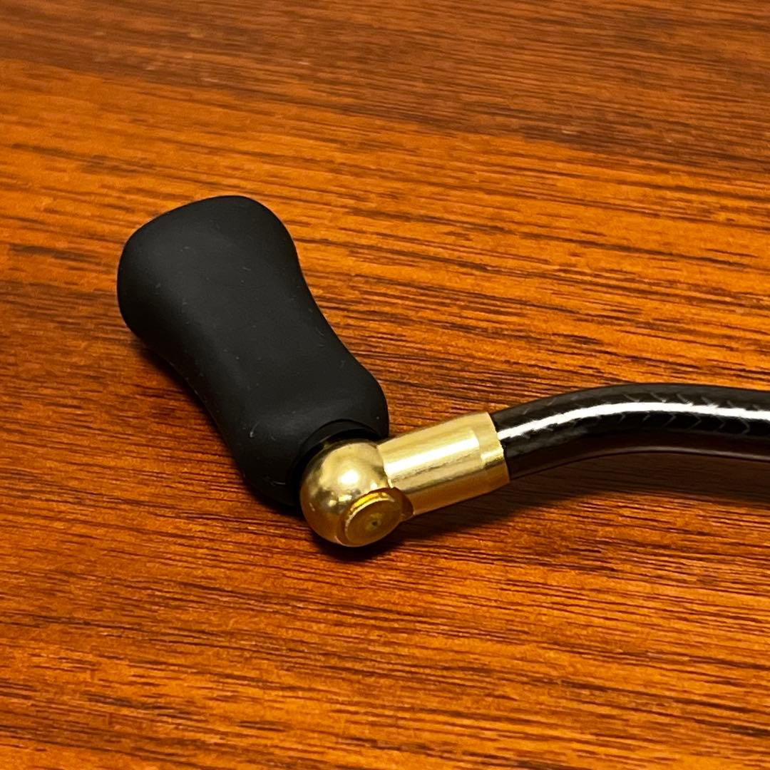 超美品 SLPW カーボンライトハンドル /ゴールド 45mm フィネスノブ付き