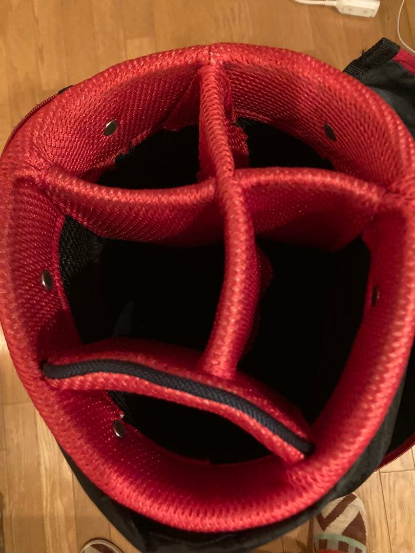 ARNOLD PALMERキャディバッグ ネイビー/レッド/軽量