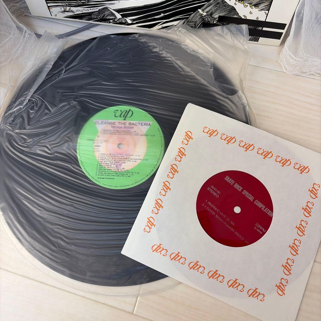 CLEANS THE BACTERIA 日本盤 ソノシート付