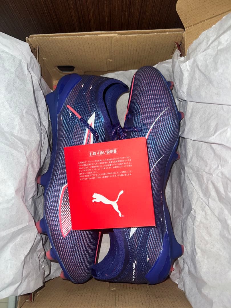 PUMA ULTRA サッカーシューズ ネイビー/ピンク　FG 25.0