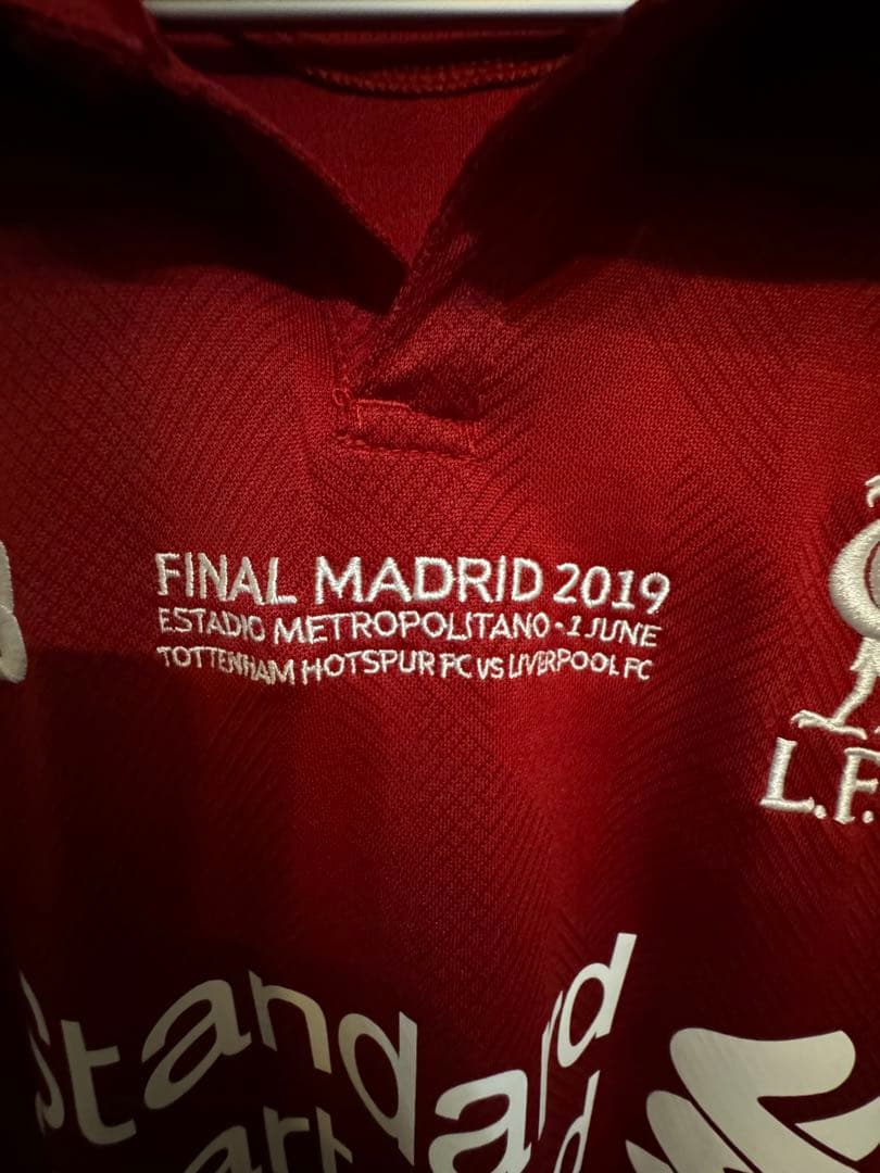 【購入不可】18/19 リヴァプール　ファンダイク　ユニフォーム