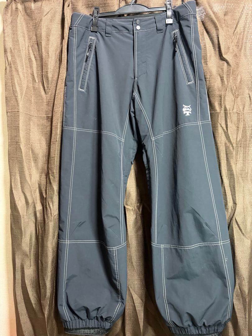 クイックシルバーマーキュリーロゴリラックスフィットナイロンパンツ