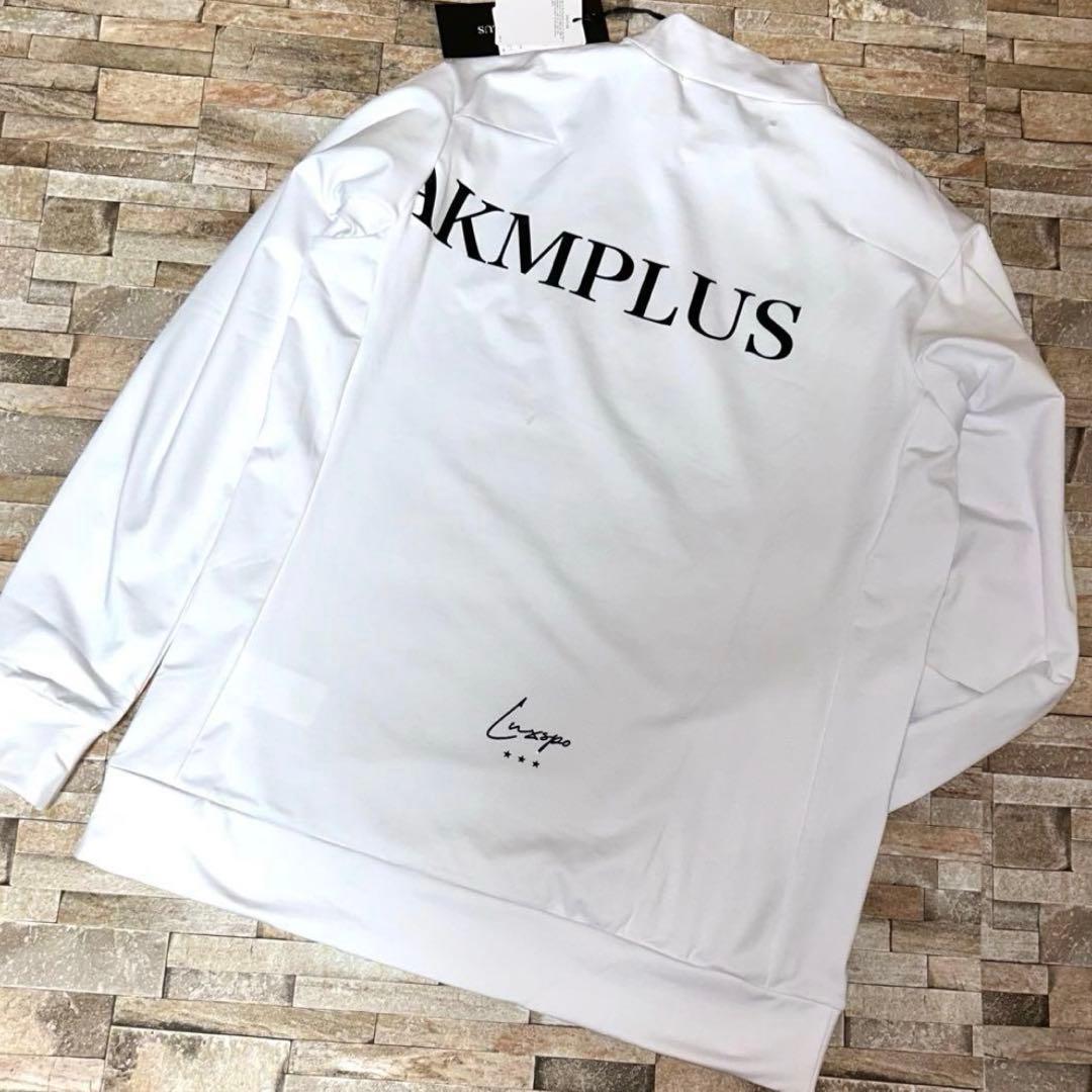 【新品】LUXEAKMPLUS AKM／厚手 モックネック ゴルフウェア