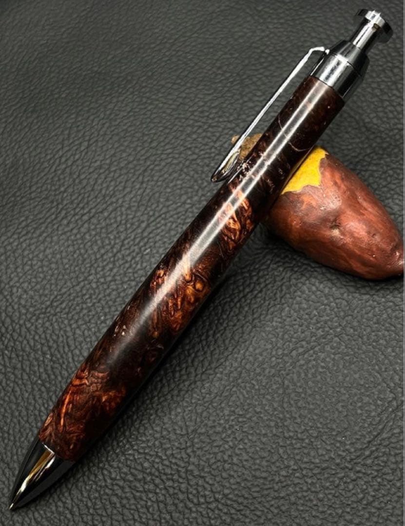 こぶた工房　ローズウッド瘤　極上　シャープペンシル