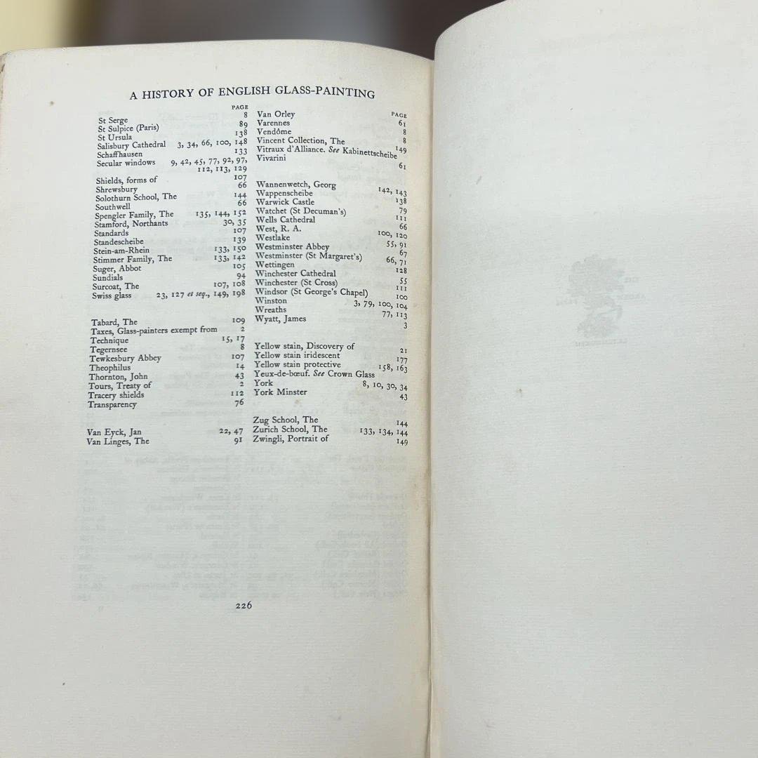 その他 A History of English Glass-Painting