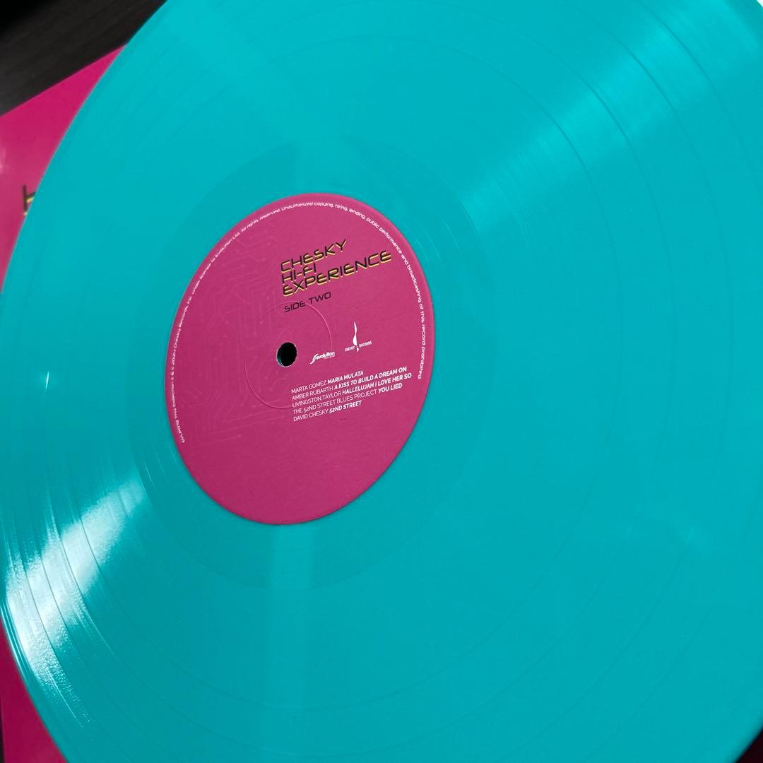 Chesky Hi-Fi Experience 180gターコイズレコード