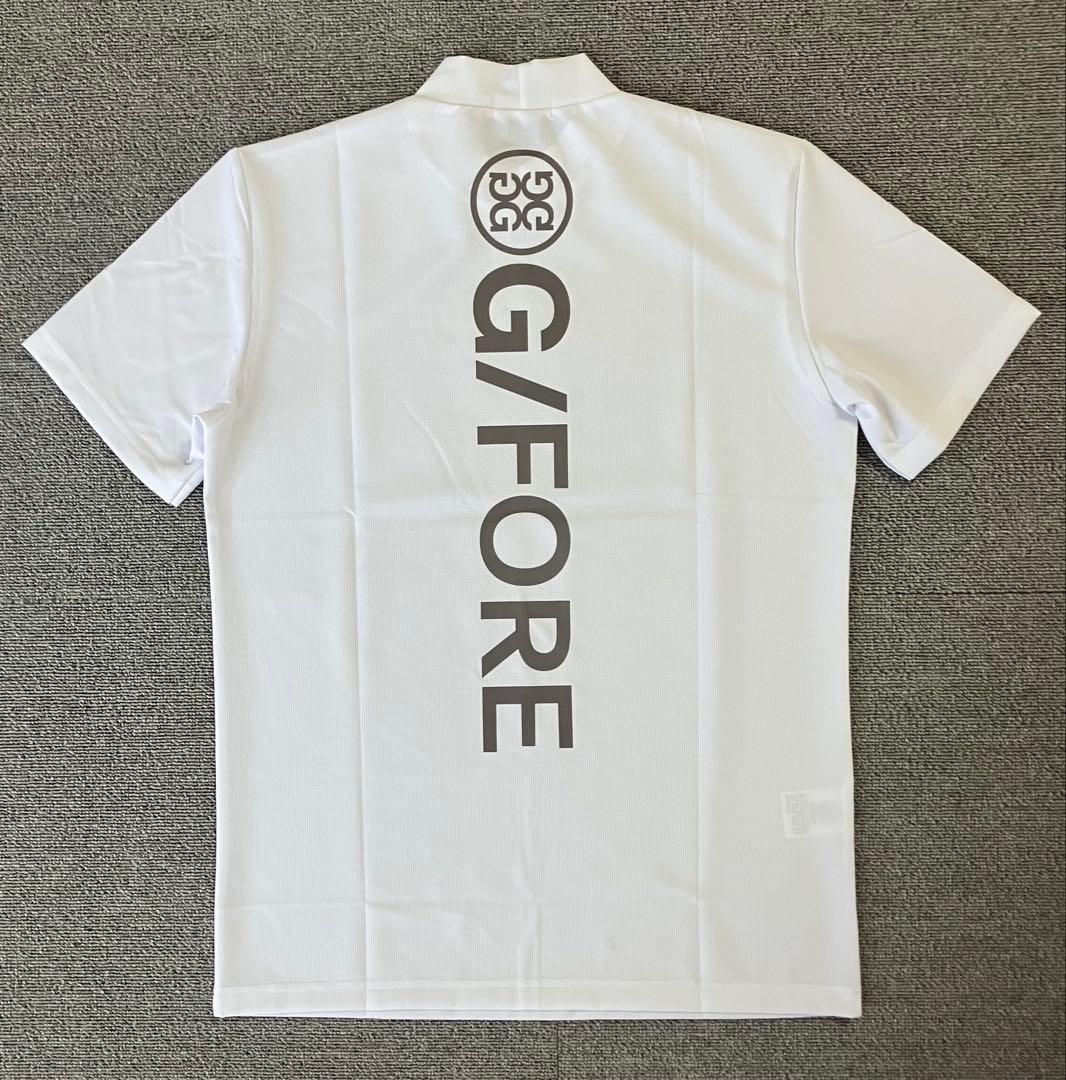 G/FORE ジーフォア Lサイズ モックネックT-シャツ ホワイト