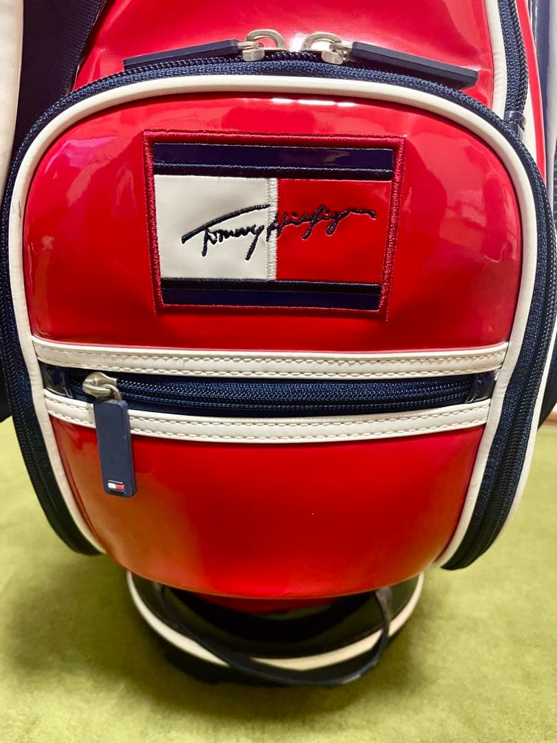 数量限定モデル\"美品\" トミーヒルフィガー キャディバッグ 品番THMG1SC4