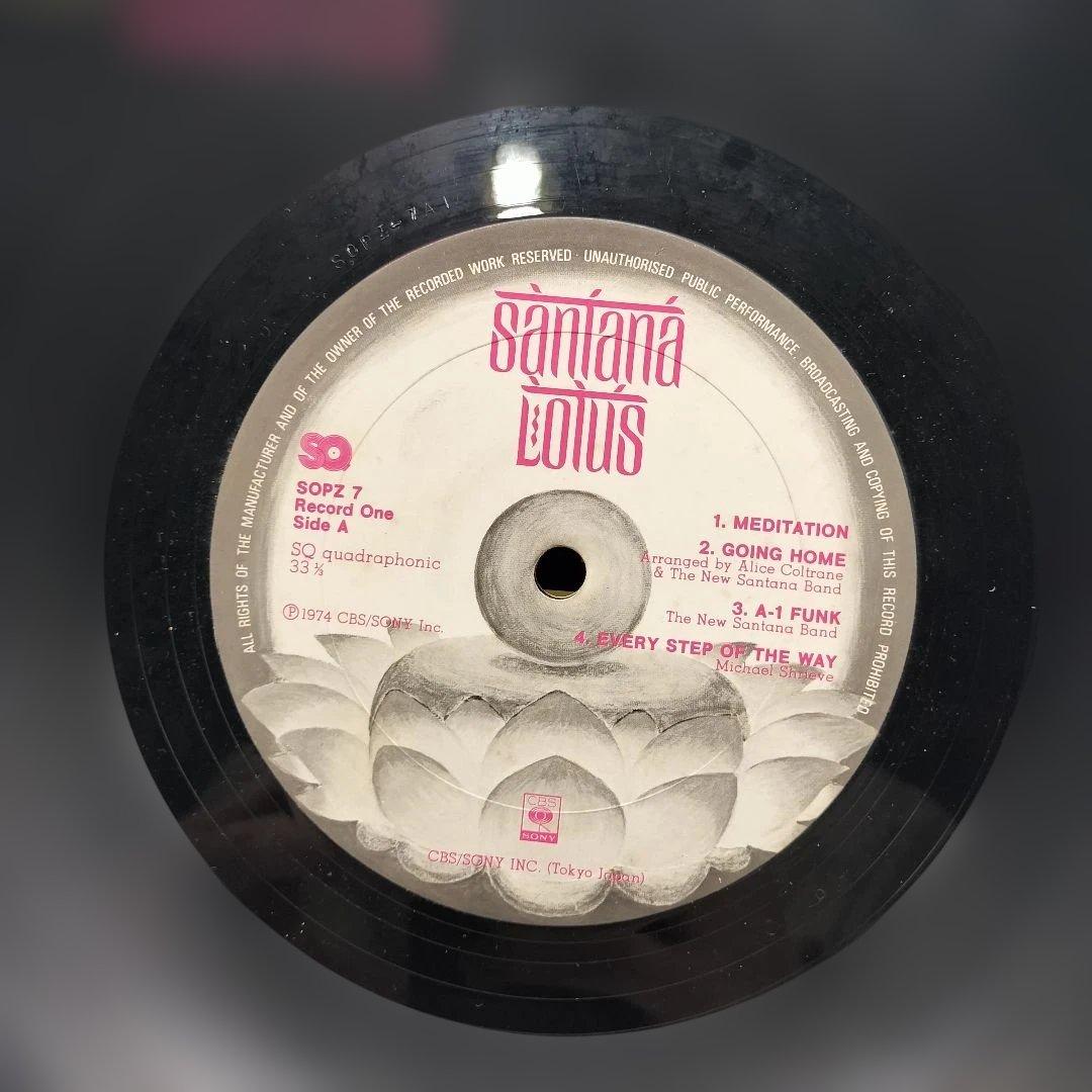 Santana ‎Lotus 3LP　レコード