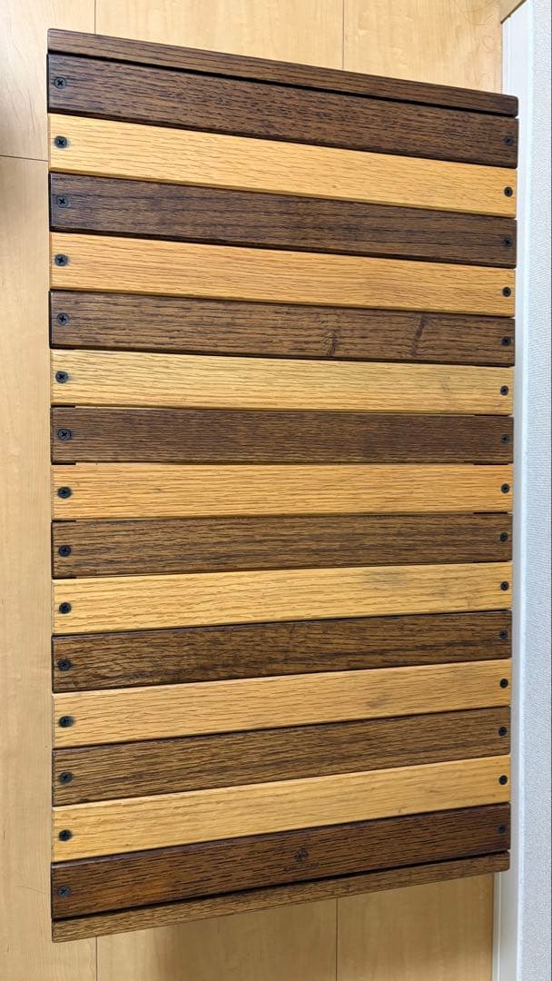 KIMI CAMP 木製 折りたたみゼブラテーブル