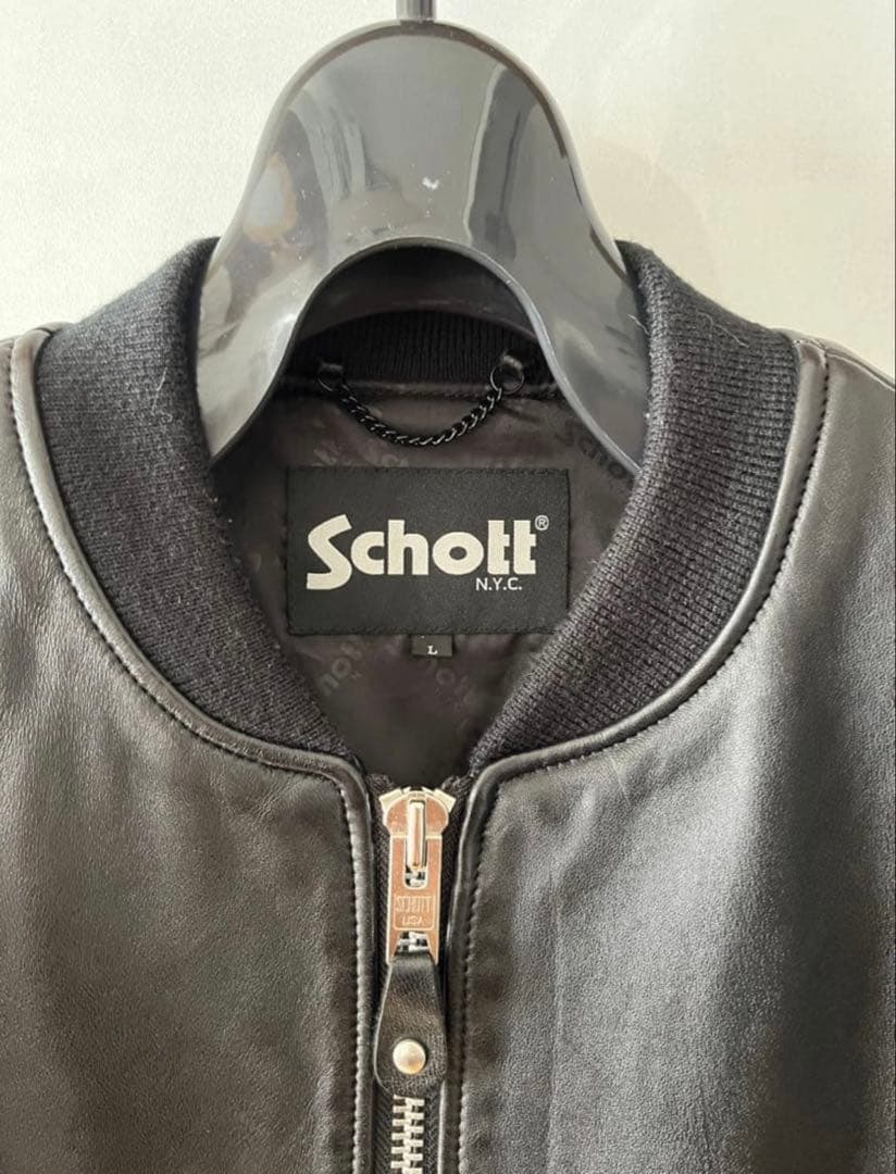 猫2026　Schott JACKET バワリー MA-1 Lサイズ