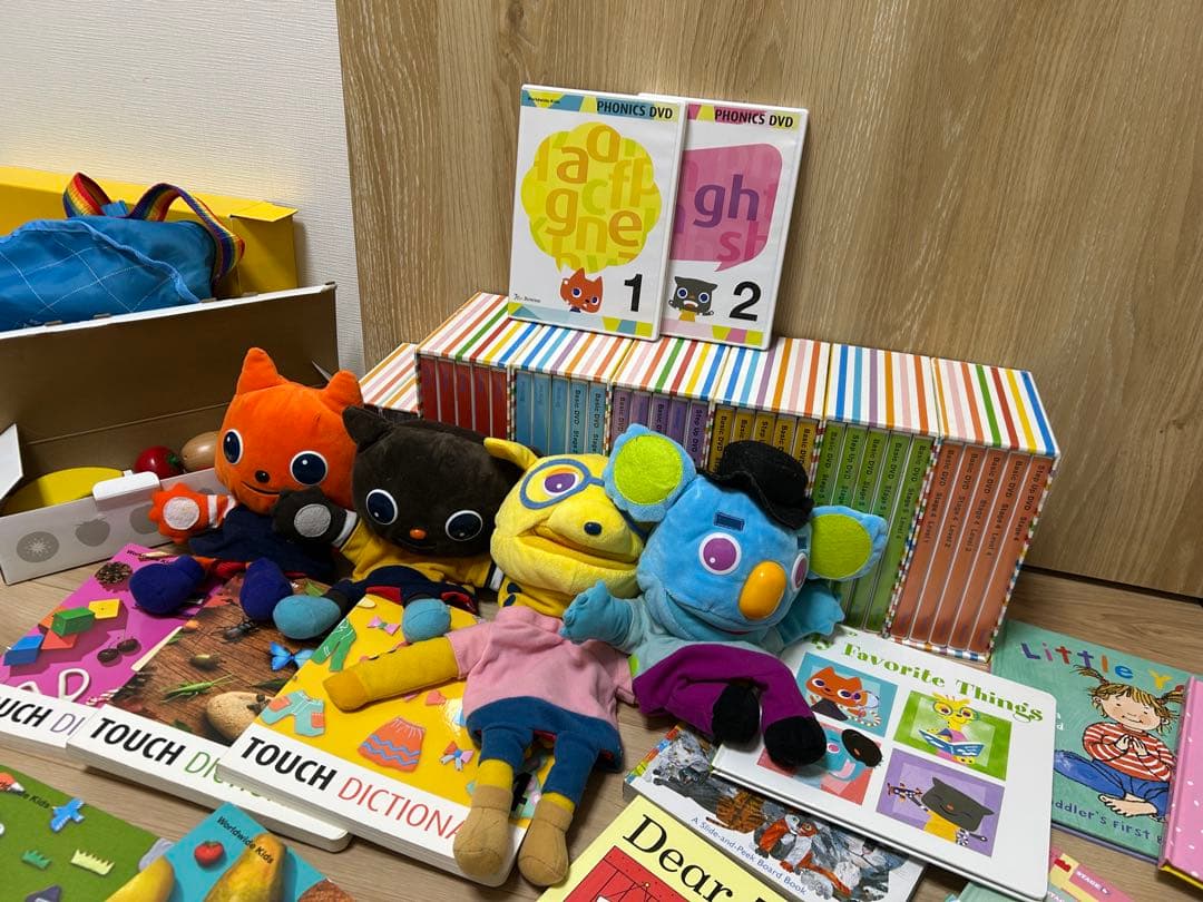 ワールドワイドキッズ WWK フルセット　フォニックス付き 教材 英語