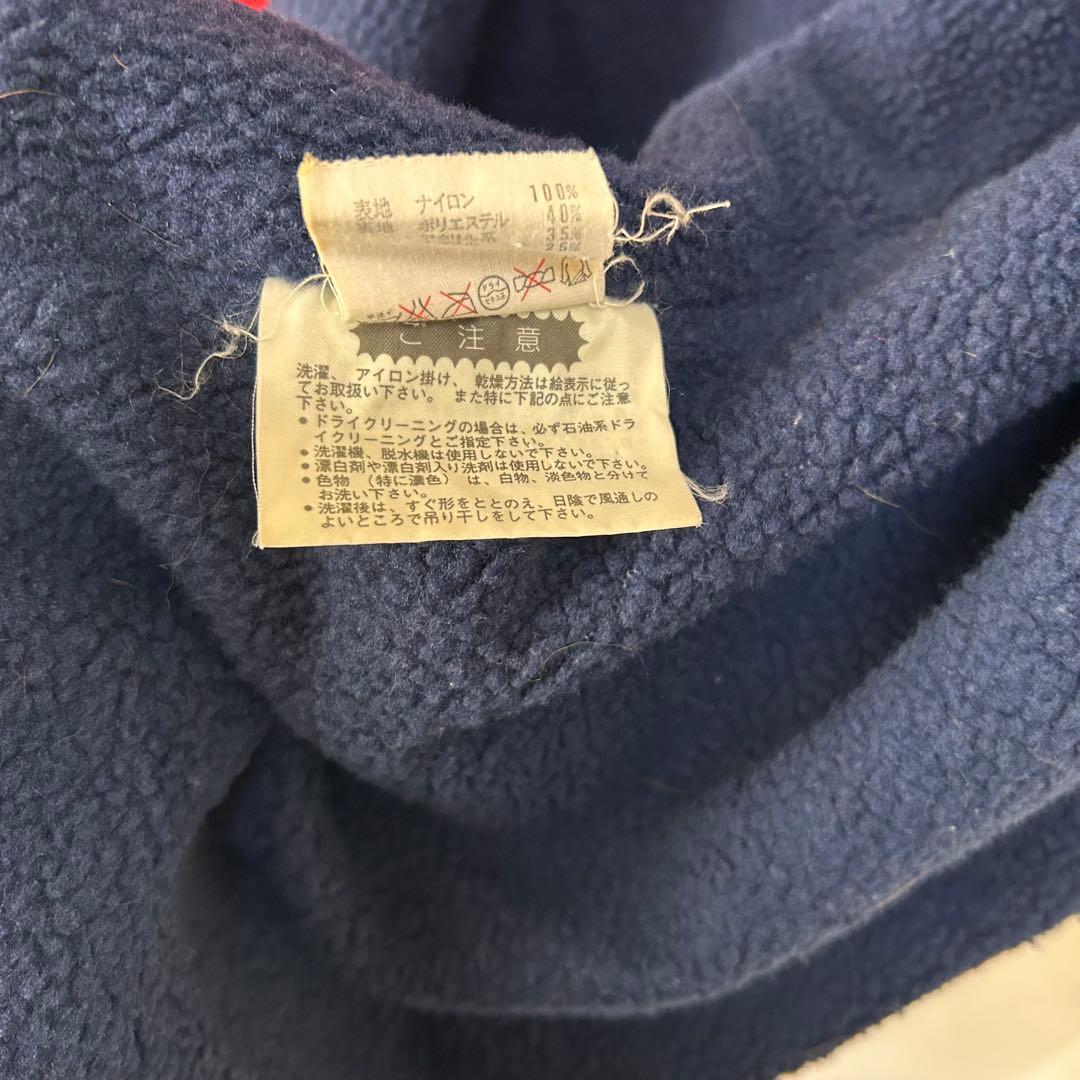 80s 90s adidas アディダス　フード付きベンチコート 赤 レッド