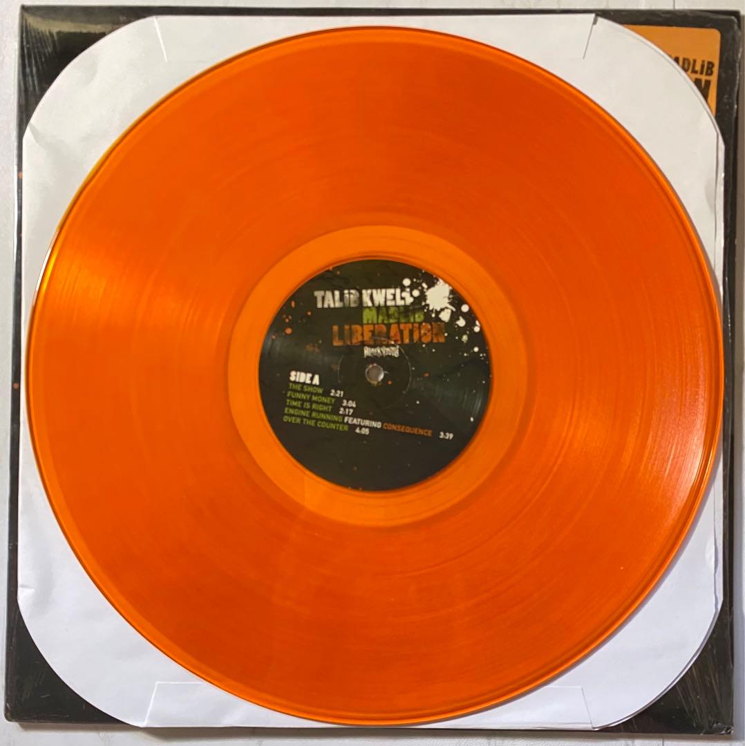 3万7千超‼️オレンジVinyl美品‼️Talib Kweli & Madlib
