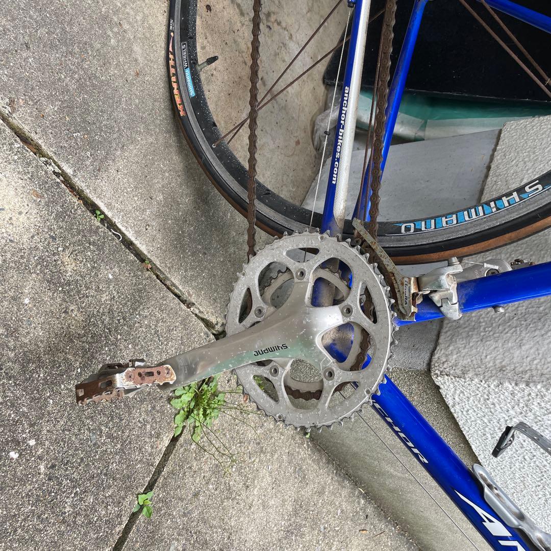 ANCHOR 自転車 青色 フレーム Shimano