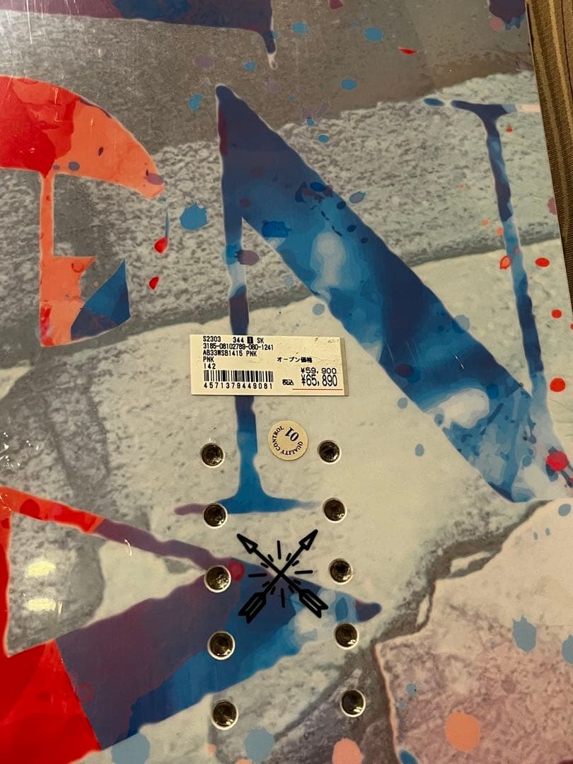 新品2点セット　バインFLUX 板ARBN 142cm レディース　スノーボード