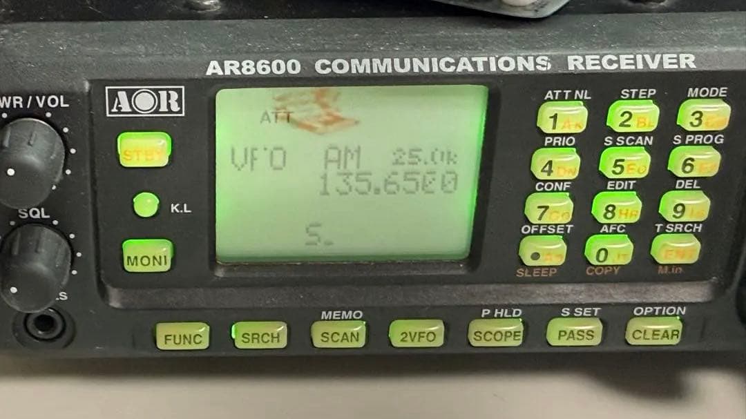 受信機 AOR AR8600mark2