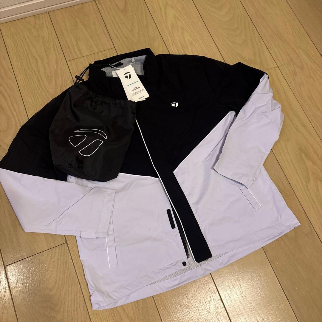 新品TaylorMade TM ベーシックレインウェア レディース　ブラック　M