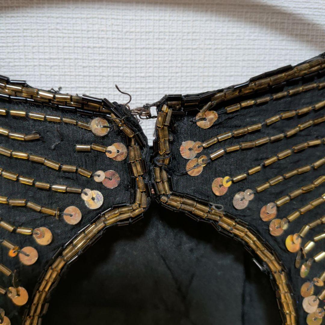 ​【希少】Sténay 総刺繍 鳳凰/ウィングデザイン ビーズドレス P8サイズ