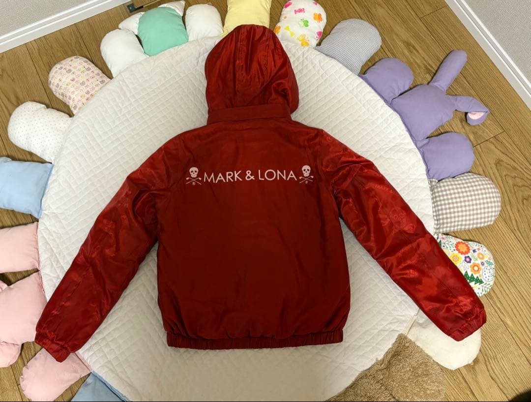 最終価格　マークアンドロナ　★正規品★ ブルゾン　赤　36 Sサイズ　スカル