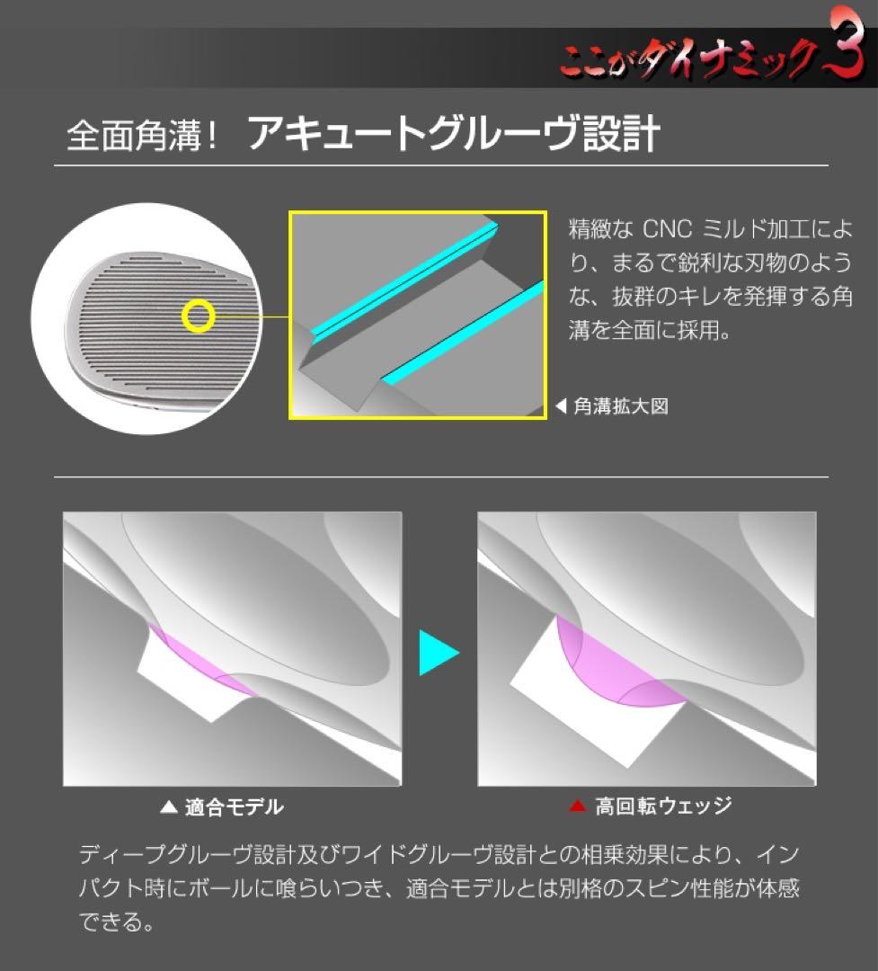 2本選べて ボーケイ Qi4D より止まって戻る寄せワン連発激スピンウェッジ！