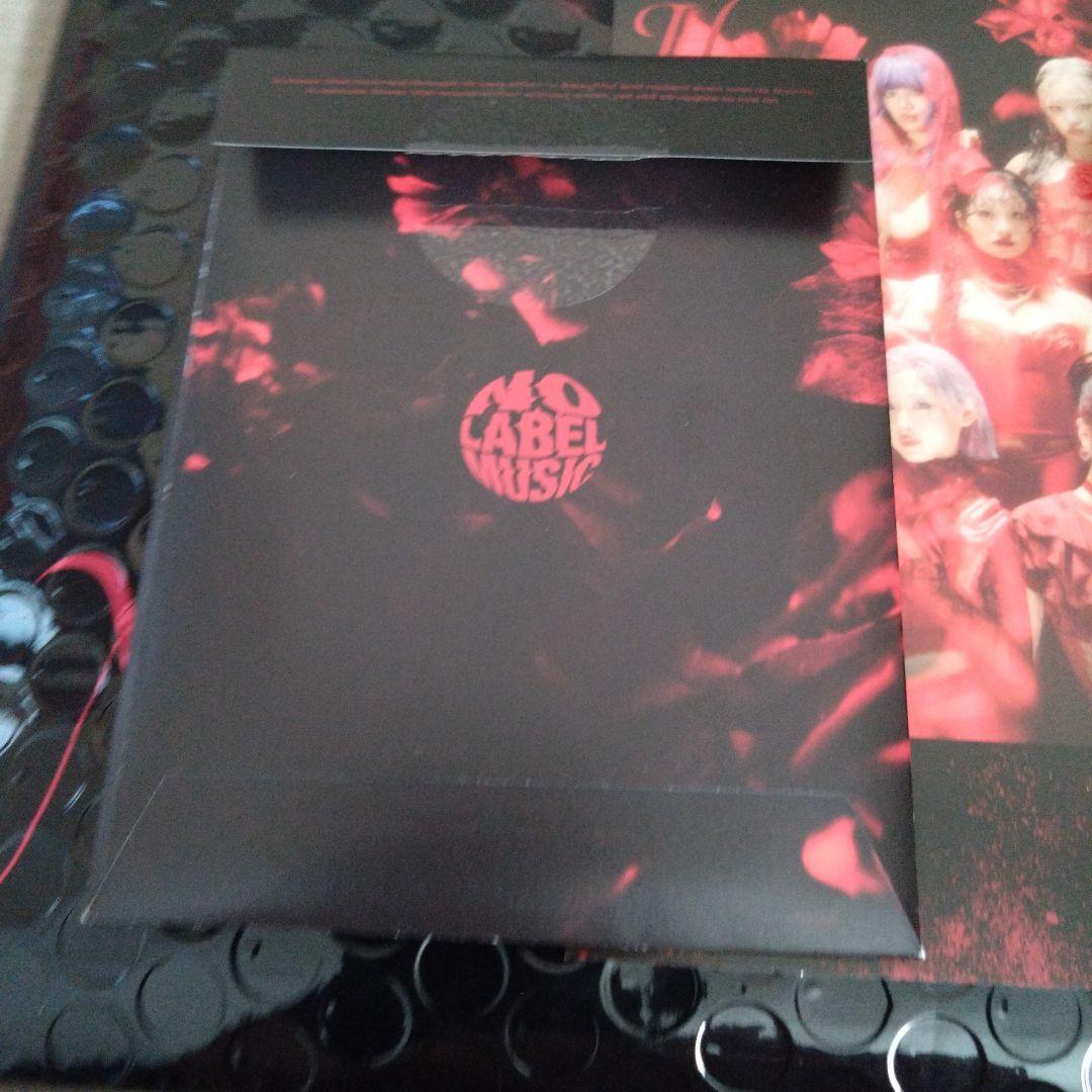 HANA CD - 赤色の衣装と花の背景