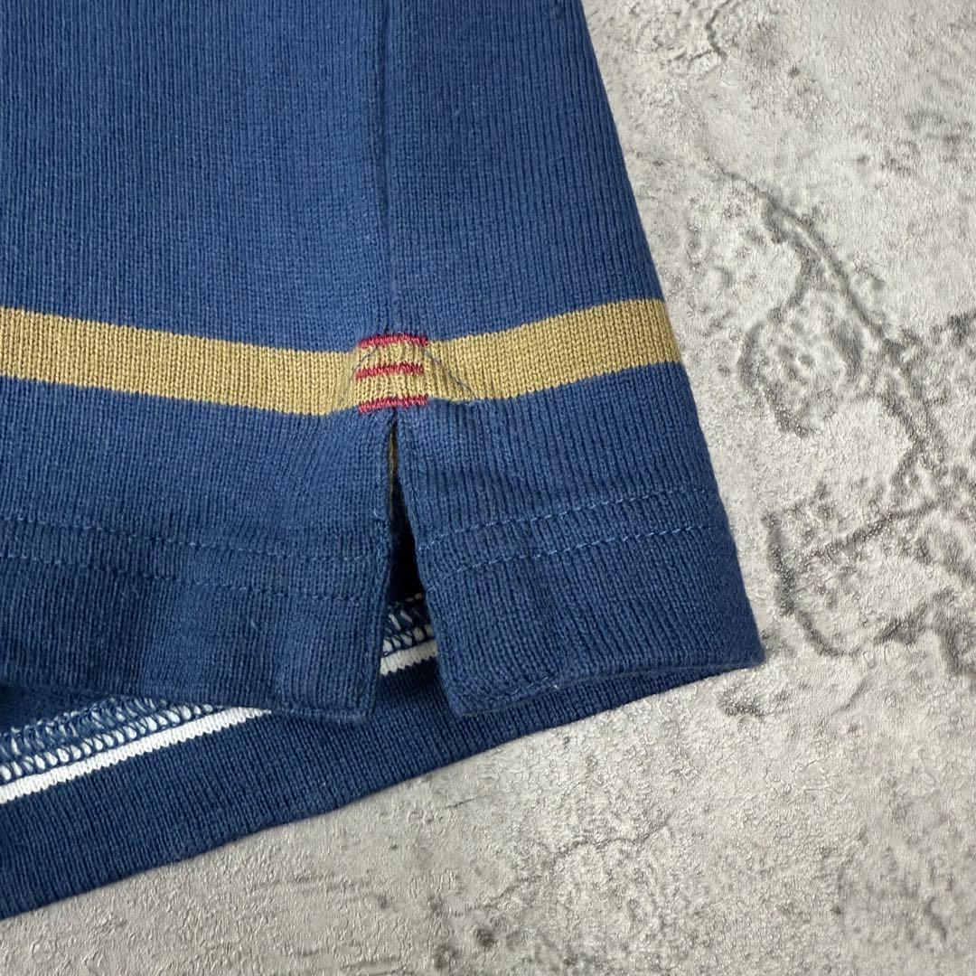 90's 00's Canterbury カンタベリー　ボーダーラガーシャツ