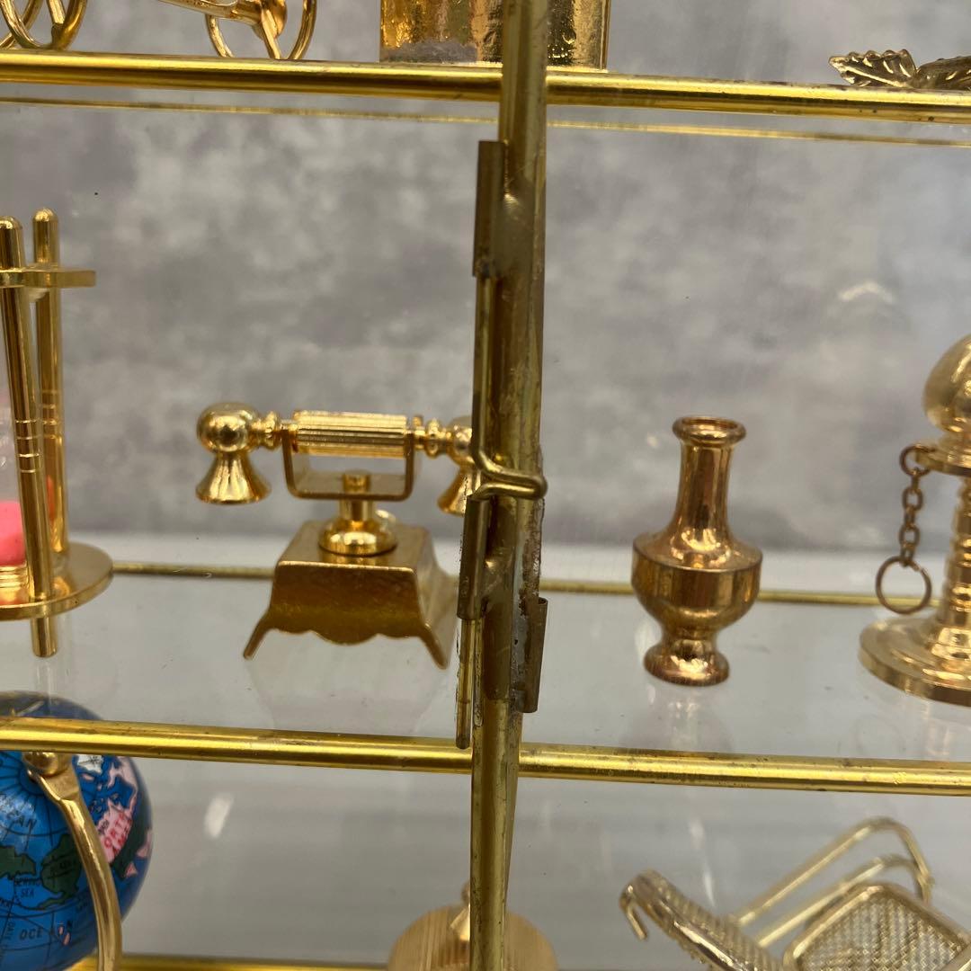 アンティーク ヴィンテージ ショーケース ガラスケース ディスプレイ ミニチュア