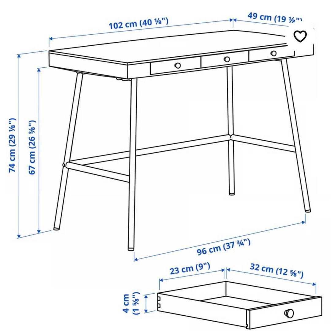 IKEA LILLSEN リルオーセン デスク