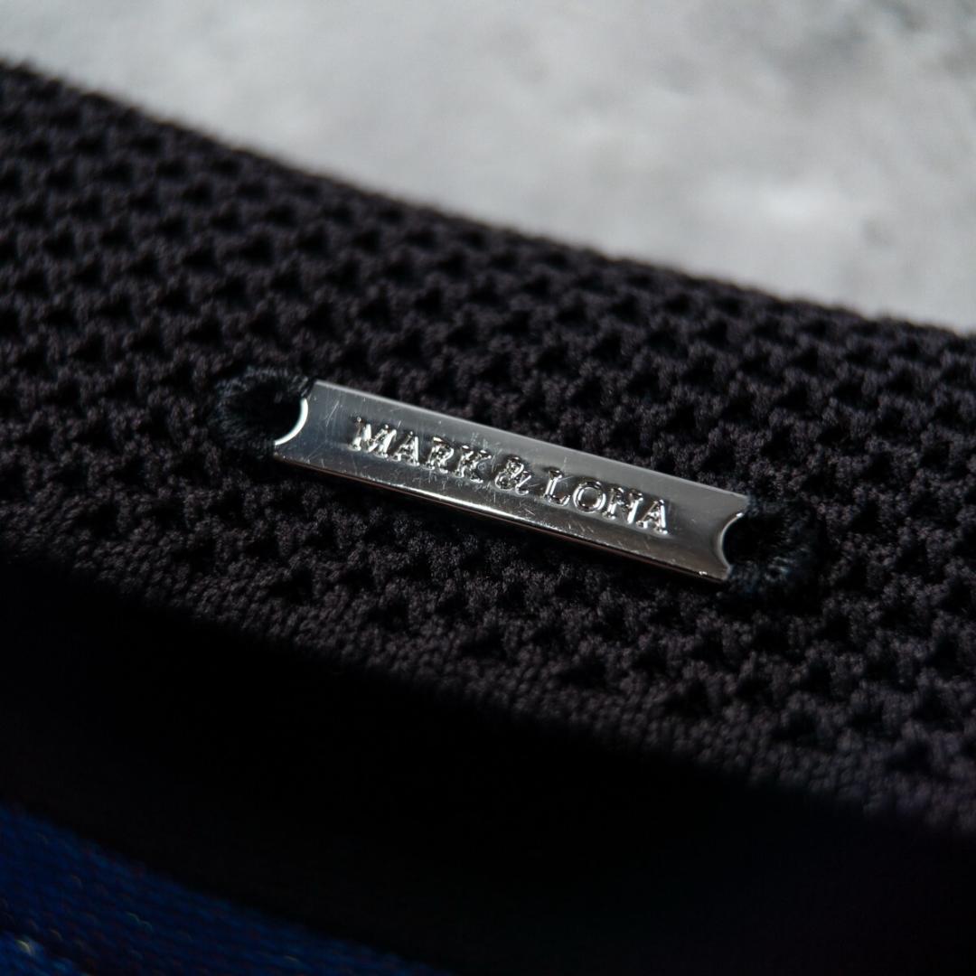 MARK&LONA 半袖 ポロシャツ メンズ 48 (L) ラメブルー カモフラ