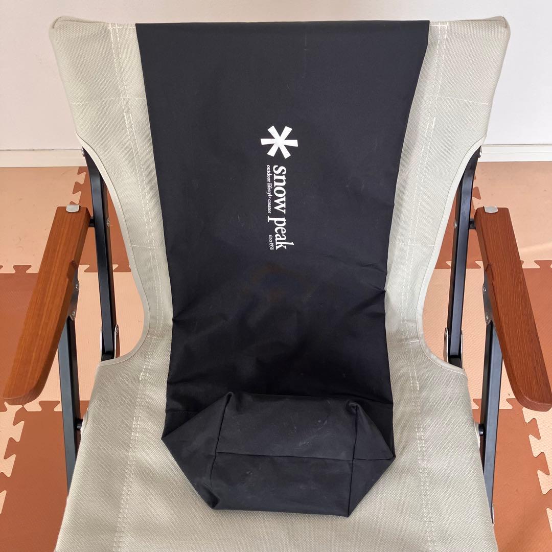 スノーピーク　 ローチェア ショート アイボリー