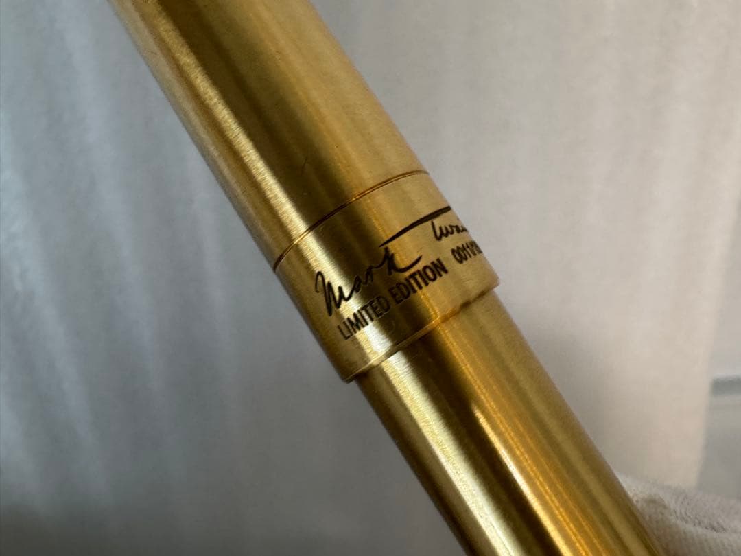 コンクリン マークトウェイン クレセントフィラー ブラス 万年筆
