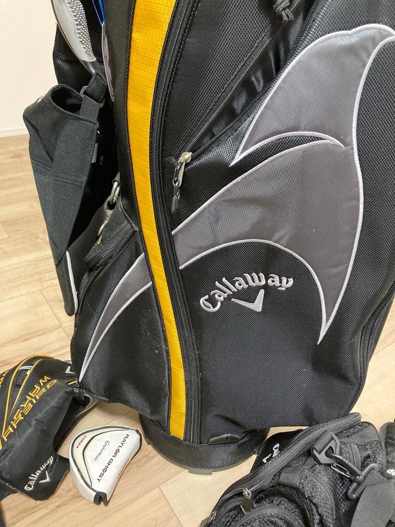 【即ラウンド可】キャロウェイWARBIRDフルセット10本 バッグ2種付