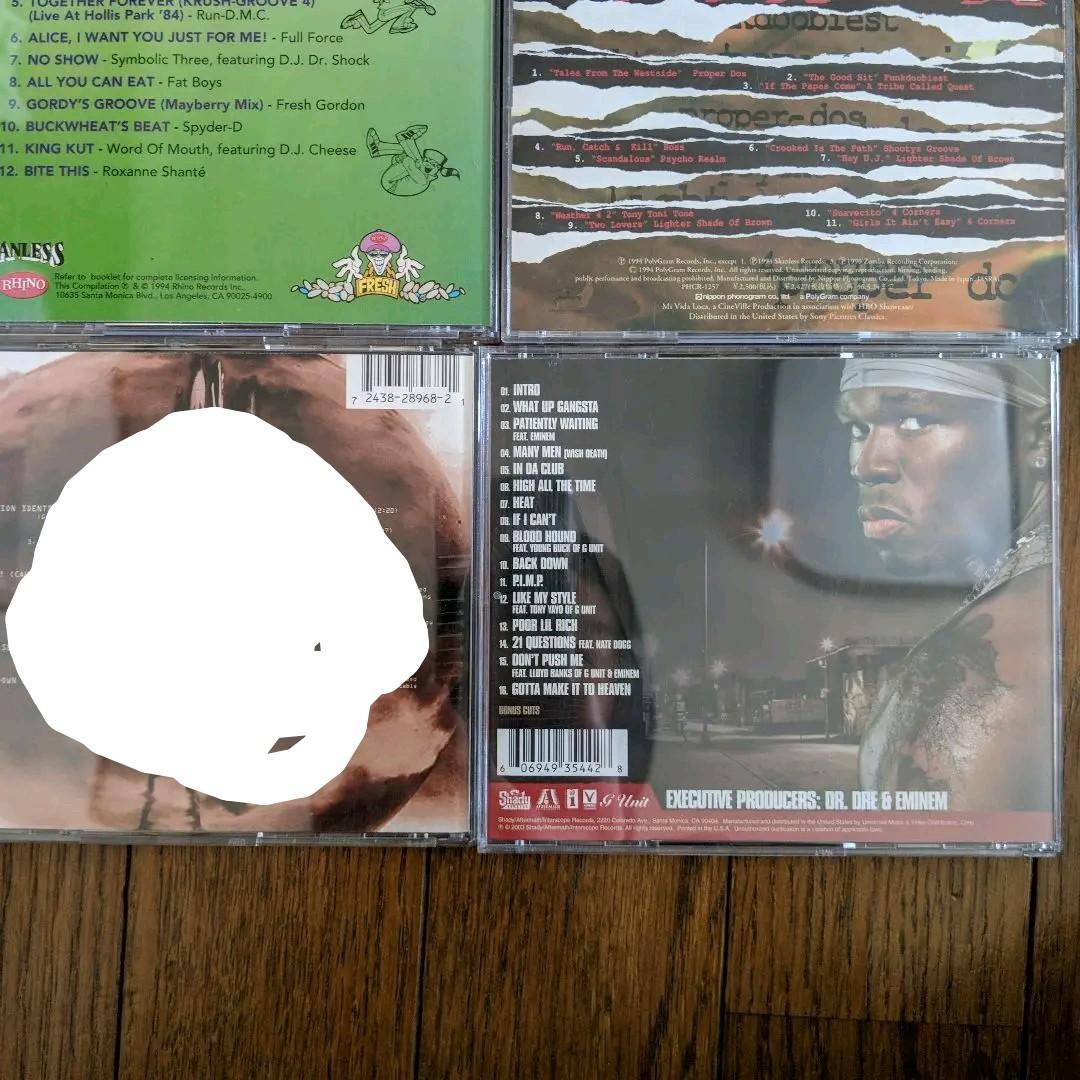 ＣＤ ヒップホップ　HIP HOP　バラ売り致します。