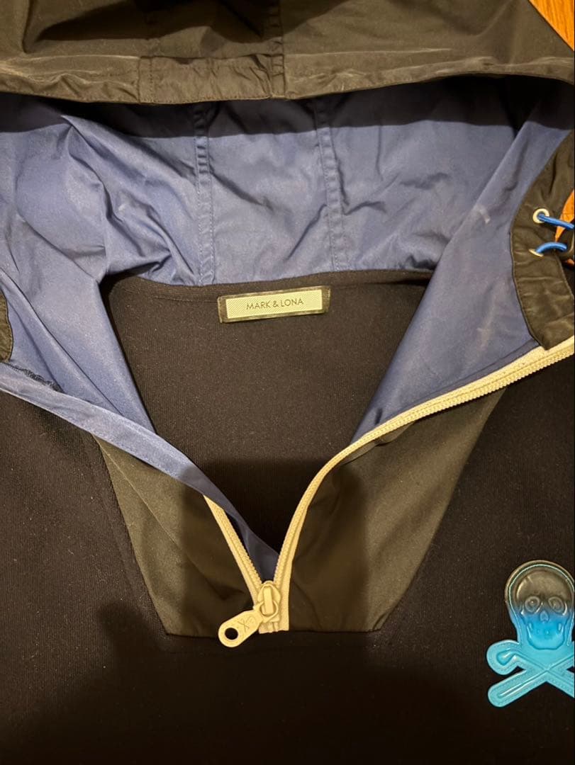 MARK&LONA マークアンドロナ ハーフジップ スウェットパーカー ネイビー