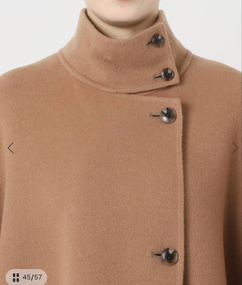 SLOBE IENA スローブイエナ　ポンチョコート　キャメル