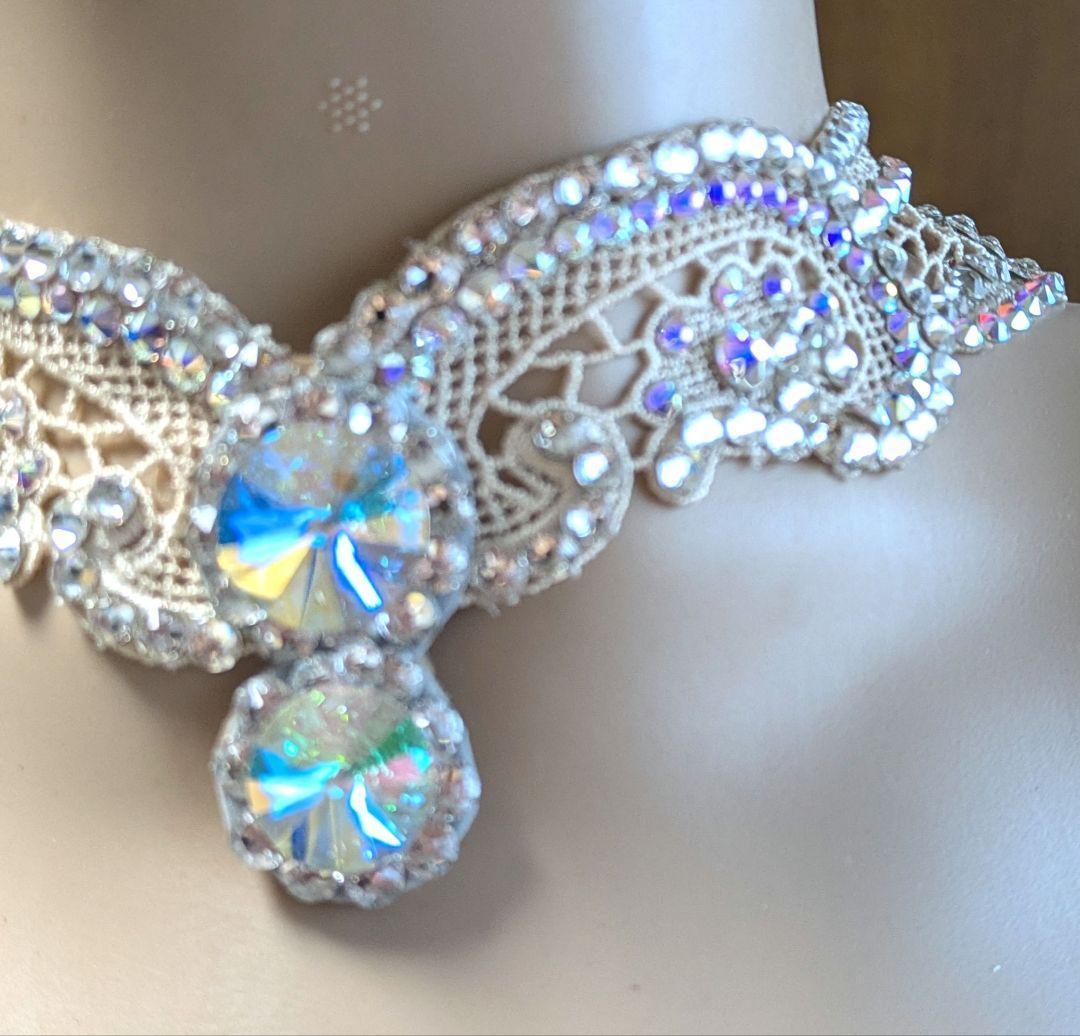 社交ダンス　スワロフスキーチョーカネックレス