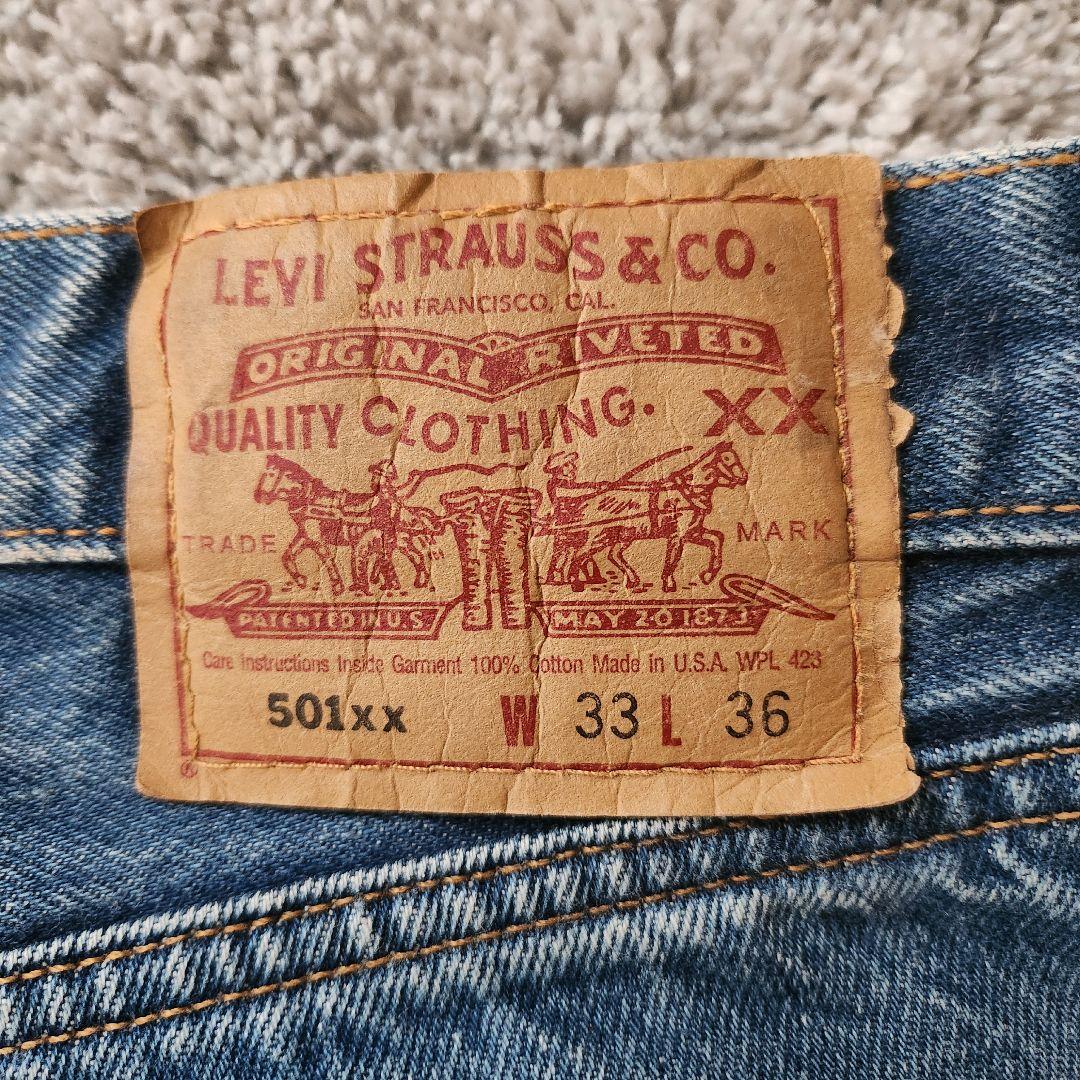 90s Levi's 501xx USA製 ボタン裏653 W33 リーバイス
