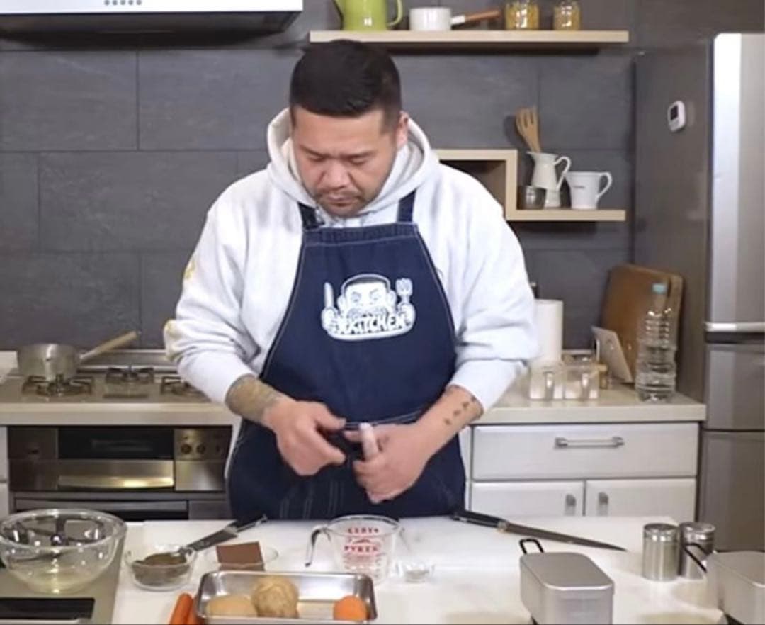 漢KITCHEN デニムエプロン